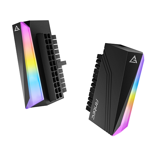 Antec ATX 24핀 90도 ARGB 어댑터 (블랙)_이미지