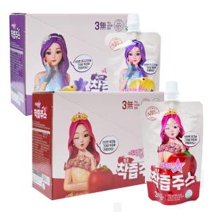 연두영농조합법인 시크릿쥬쥬 착즙주스 사과 100ml (10개)