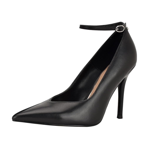 게스 Womens NAPRIL Pump, Black Leather 002, 7 222428_이미지