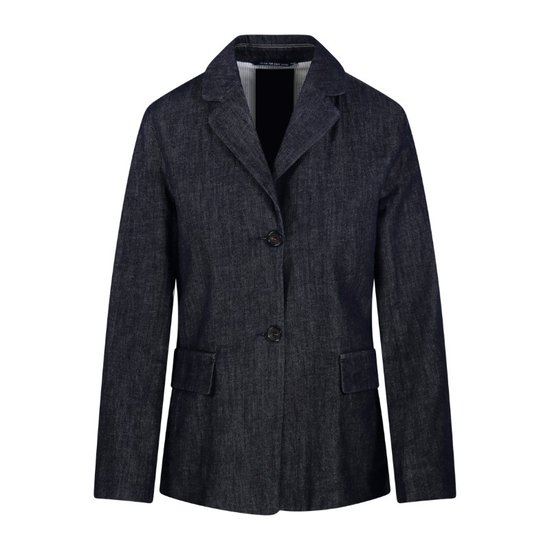 막스마라 에스 라펠 칼라 버튼 클로저 레오네 데님 재킷 2619041_이미지