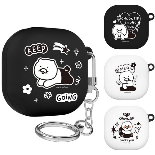 아이콘스 카카오프렌즈 갤럭시 버즈2 프로 춘식이 두들두들 케이스 (정품)_이미지