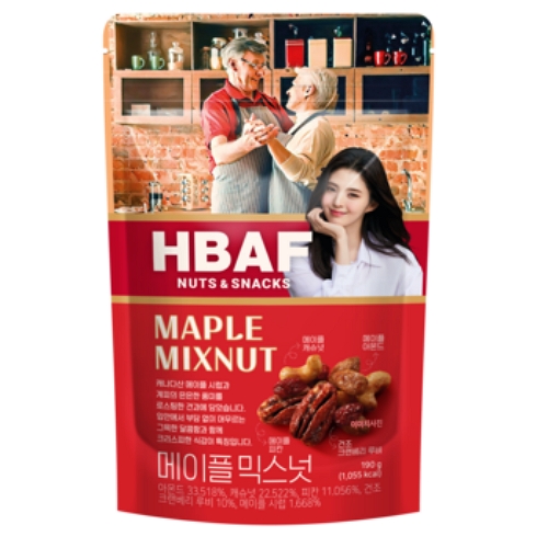 HBAF 메이플 믹스넛 190g (3개)_이미지