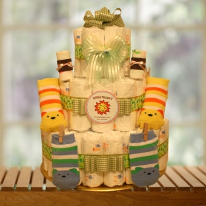 하우투 스윗베베 기저귀케익3단-출산/백일/돌선물/베이비샤워_이미지