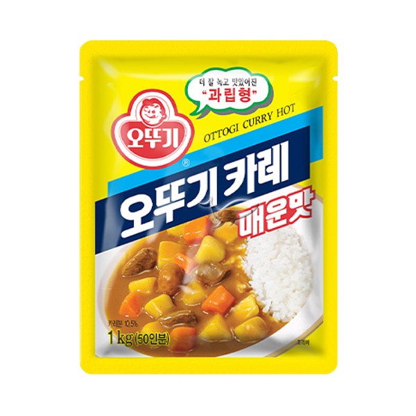 오뚜기 카레 매운맛 1kg (3개)