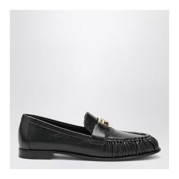 ��� Black nappa leather Baguette loafers 8D8756NBA/XL_ -F0QA1 T