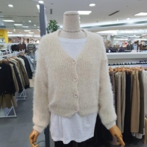  멜로디가든 DP01여성긴절기브이넥가디건여자앞단추앙고라가디건M3F8C30