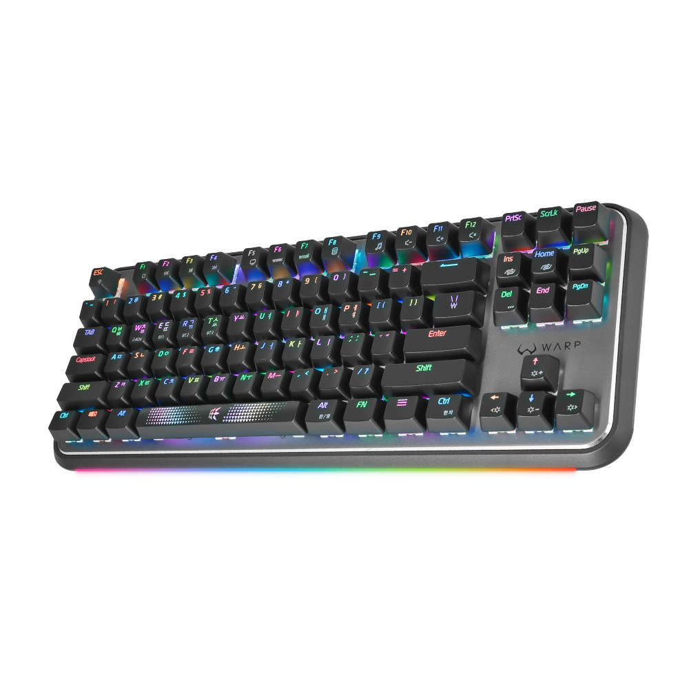 워프 WK3 마닉축 블루투스 RGB 텐키리스 게이밍 기계식 키보드