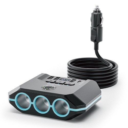 HUB 7in1 차량용 멀티소켓 충전기 ISC-MS01