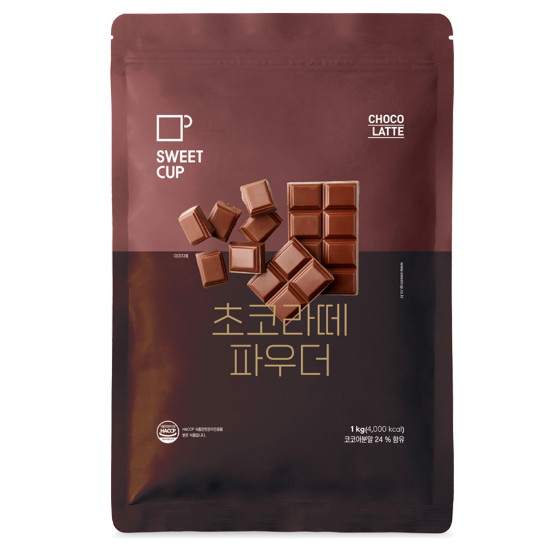 스위트컵 초코라떼 파우더 1kg (10개)_이미지