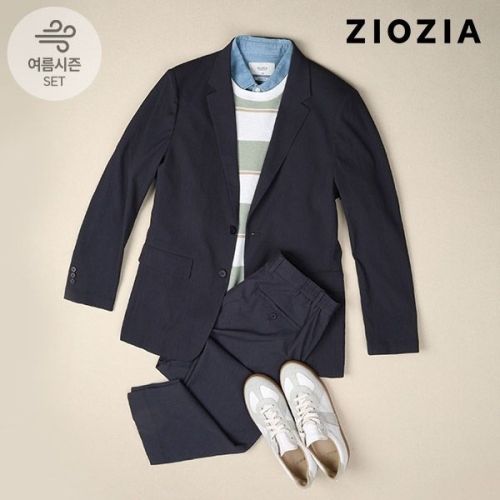 지오지아 ltgt 데일리 그레이 싱글 플리츠 에어 셋업수트 AAD2KG1604_AAD2PP1604_CGR 1845432