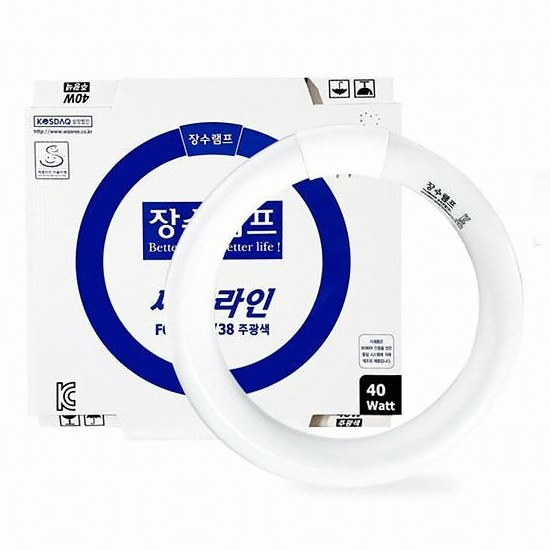 우리조명 장수램프 FCL 써크라인 형광등 주광색 40W (1개)_이미지