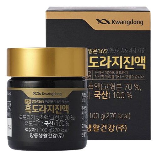 광동생활건강 광동 맑은 365 흑도라지진액 100g (1개)_이미지