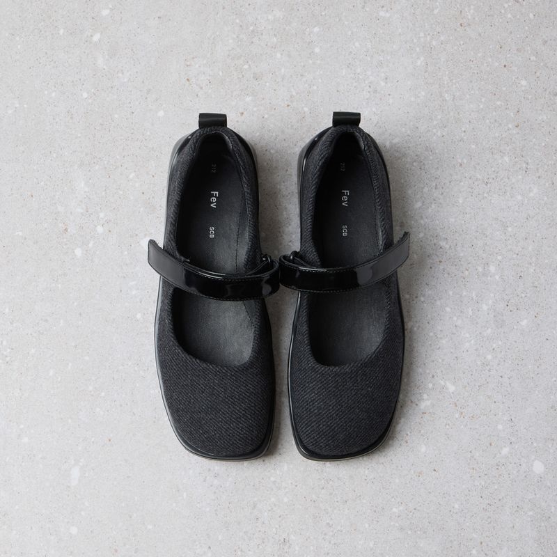 슈콤마보니 Fev Young muze mary jane sneakers grey _DE4DA25506GRY_이미지