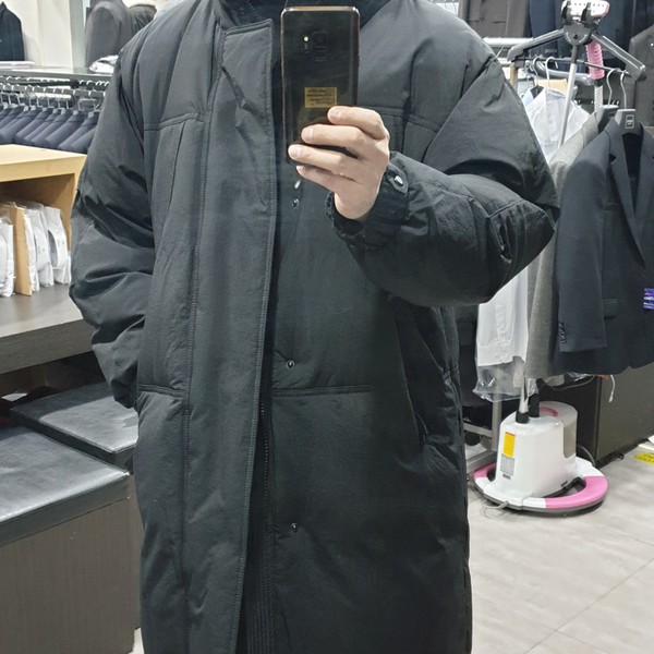 바쏘옴므 고급 구스 다운 롱패딩 A BK_WSW4UB53A_이미지