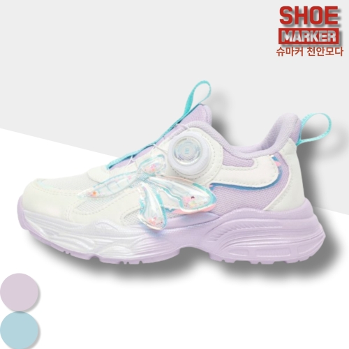 슈마커 EXR 드래곤플라이 여아 다이얼 운동화 신학기 발편한 아동화 BC5KD3DRD1 화이트 바이올