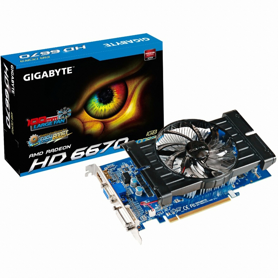GIGABYTE �󵥿� HD 6670 UD2 LE D3 1GB WING-100