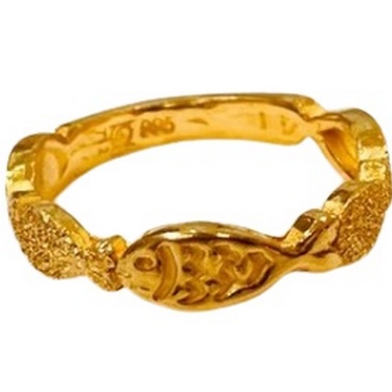 국제금거래소 물고기 반지 3.75g