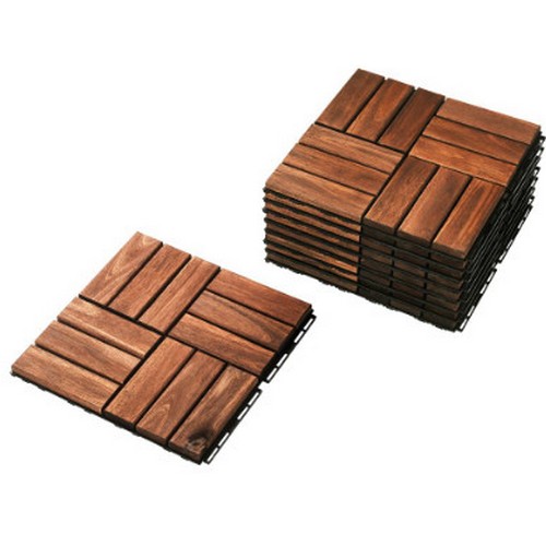 낭만가득 브라운 조립식 데크타일 22T