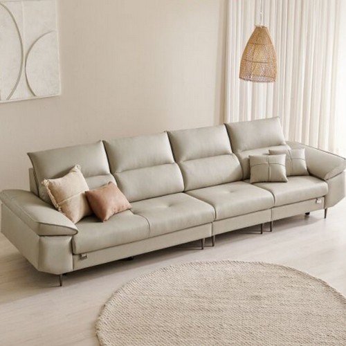 쉐우드가구 카스텔 이태리 천연가죽 소파 6인용