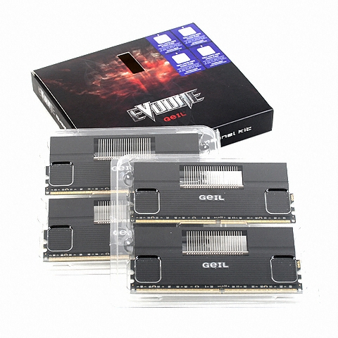 GeIL DDR2-800 CL4 EVO ONE QUAD 패키지 디직스 (8GB(2Gx4))_이미지