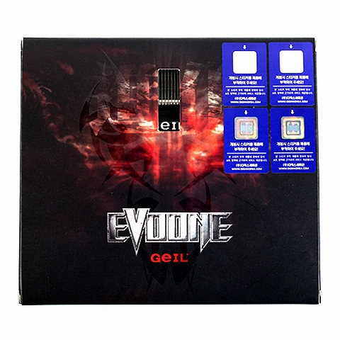 GeIL DDR2-800 CL4 EVO ONE QUAD 패키지 디직스 (8GB(2Gx4))_이미지