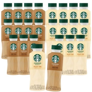 스타벅스 셀렉트 카페라떼300ml 12개+바닐라라떼300ml 12개_이미지