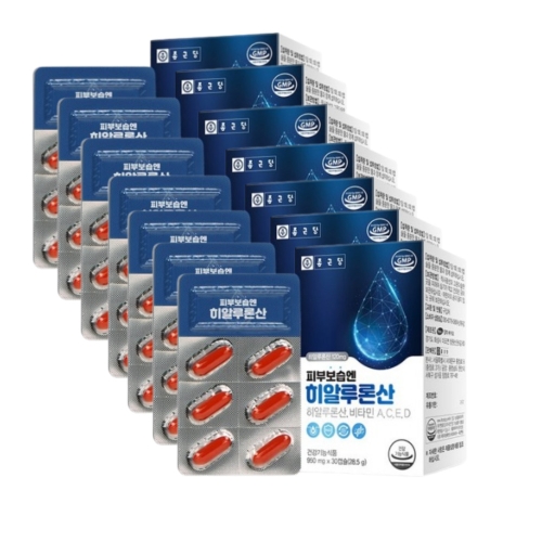 종근당건강 피부보습엔 히알루론산 30캡슐 (7개)_이미지