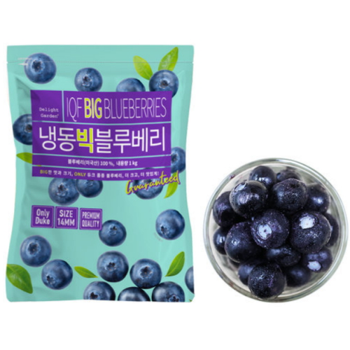  딜라잇가든 냉동 빅 블루베리 1kg [1개]