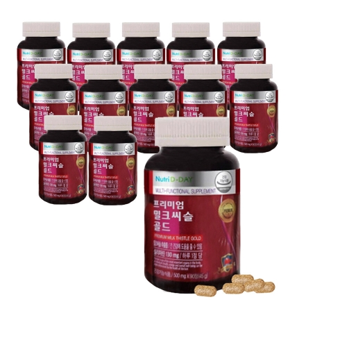 뉴트리디데이 프리미엄 밀크씨슬 골드 500mg 90정 (13개)_이미지