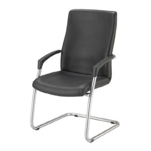 히트디자인 고정형 회의 의자 M680 (인조가죽등판)
