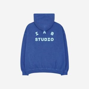 피그먼트 아이앱 스튜디오 후드 로얄 블루 IAB Studio Hoodie Royal Blue 208996_이미지