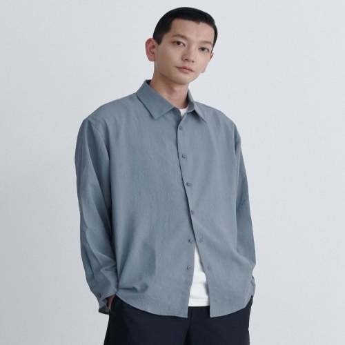 MMCSH108-LB MUSINSA STANDARD 릴렉스드 린넨 라이크 셔츠 라이트 베이지