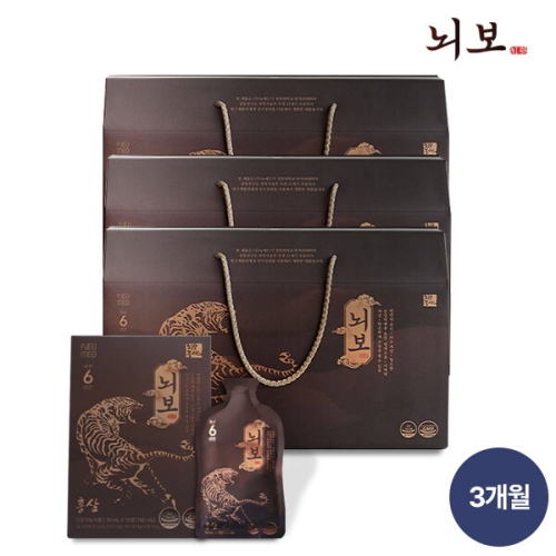 휴온스내츄럴 뉴메드 뇌보 홍삼 70ml 30포 (3개)