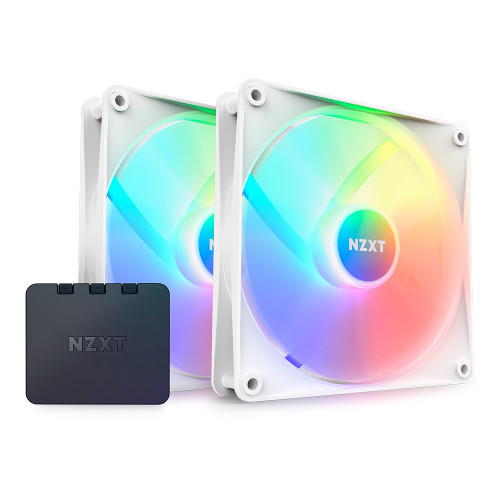 NZXT F140 RGB CORE (컨트롤러/2팩, 화이트)_이미지