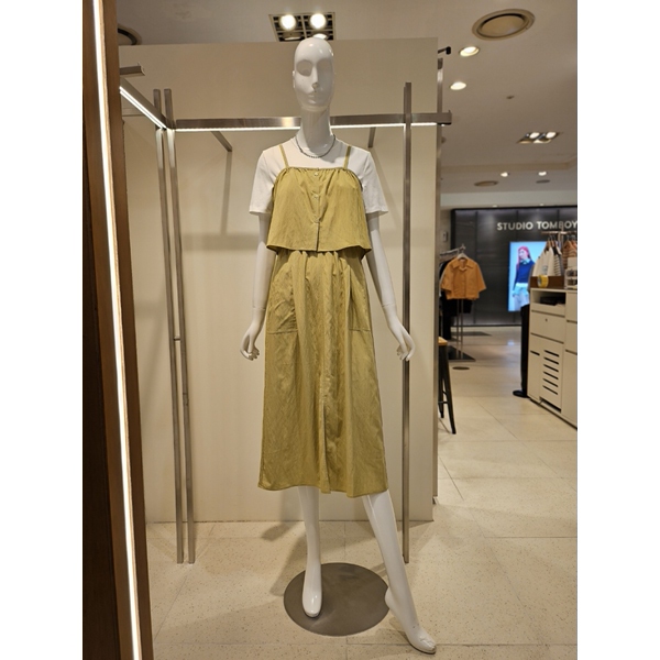 동광인터내셔날 비지트인뉴욕 H라인 반팔 롱원피스 VA5OP71