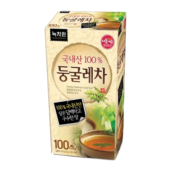 녹차원 국내산 둥굴레차 100T (3개)