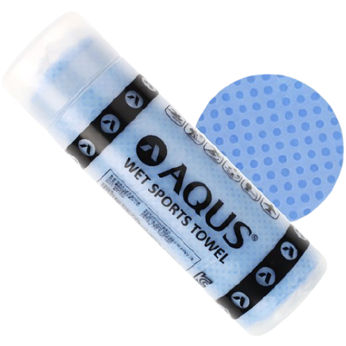아쿠아솔루션 아쿠스 엠보싱 습식 스포츠타올 AQST0019 BLU_이미지