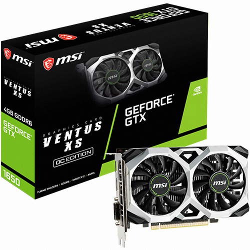MSI 지포스 GTX 1650 벤투스 S OC D6 4GB