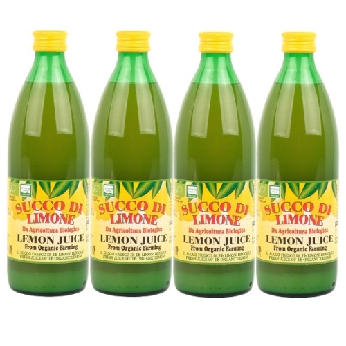 Eurofood 유기농 레몬쥬스 500ml (4개)_이미지