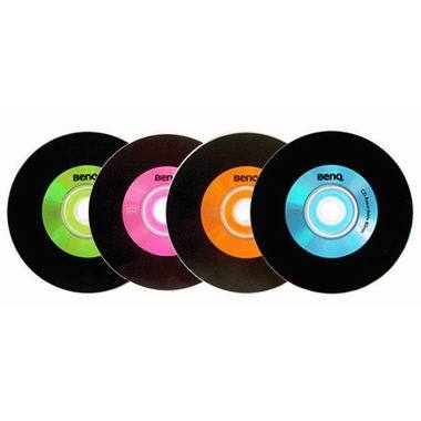 BenQ CD-R 700MB 52x 케익 50장 컬러