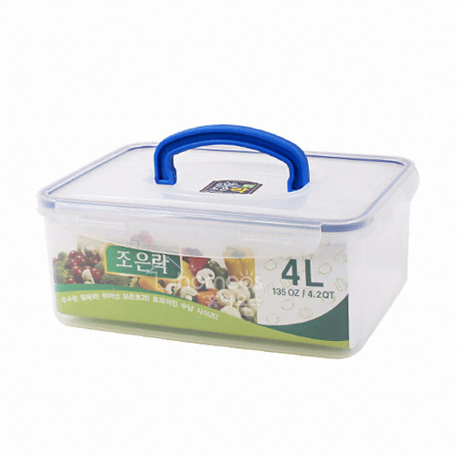 한일산업사 밀폐용기 투명 4L_이미지