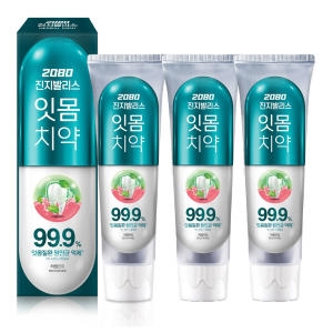 애경 2080 진지발리스 허벌민트 치약 120g (3개)