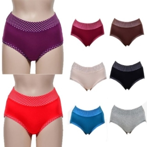 오노마 ONM 인견모달 땡땡이 신축성 좋은 삼각 팬티 0036uc_이미지