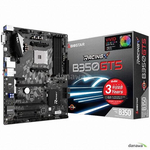 BIOSTAR RACING B350GT5 VIVID LED 이엠텍_이미지