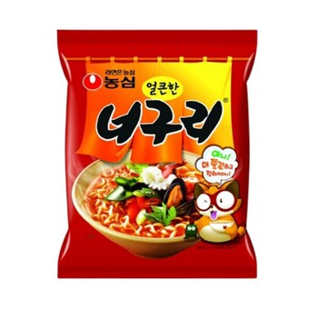 농심 너구리 얼큰한맛 120g