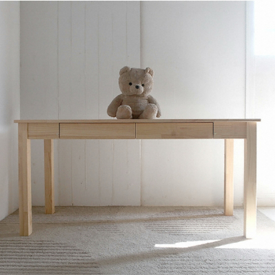 소나무 원목 서랍책상