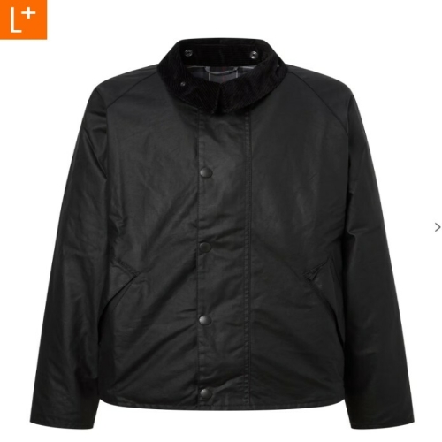 바버 현대목동 남성 블랙 APAC OS Transport 트랜스포터왁스자켓URJU4F011 BK