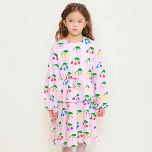 G. 트리플 체리 셔링 원피스 JUFOP07