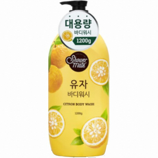 샤워메이트 유자 바디워시 1200g (1개)