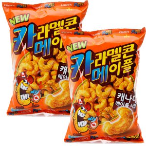 크라운제과 카라멜콘 메이플 154g (3개)_이미지